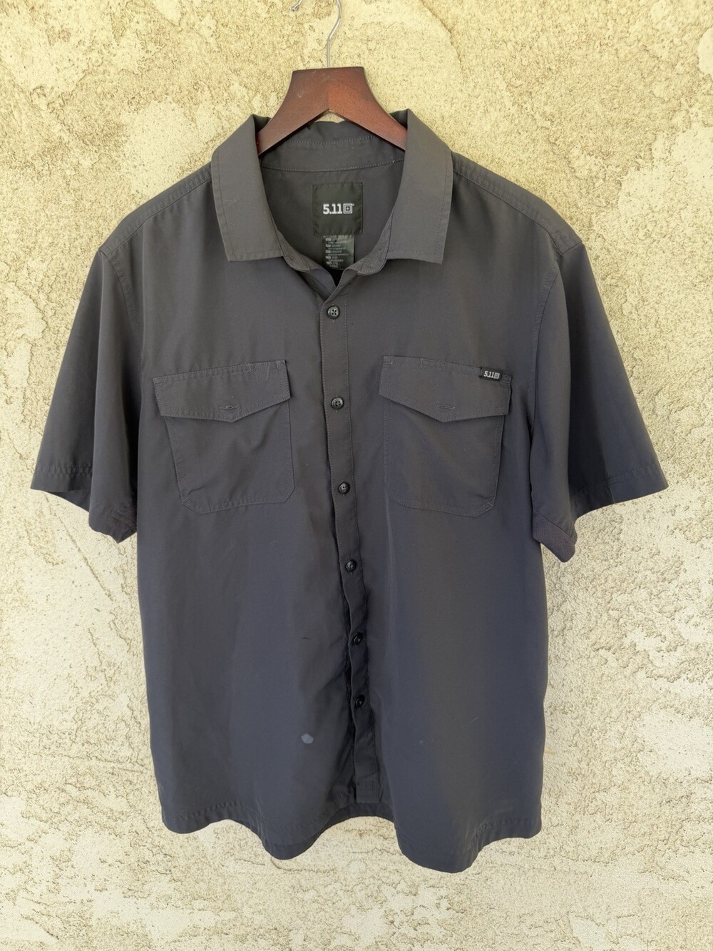 5.11 Work Gear Men's Marksman Short Sleeve Shirt Size Large. Outdoor , Hiking